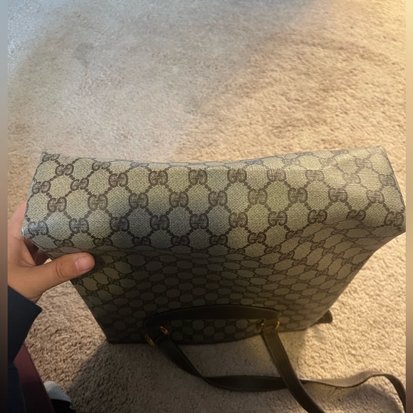 GUCCI-vintage monogram tote bag-authentic - Picture 8 of 11